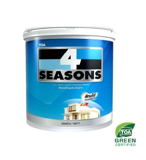 TOA สีรองพื้นปูนใหม่กันด่าง #A1111 4 SEASONS (5กล)