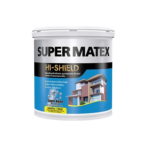 TOA สีรองพื้นปูนใหม่กันด่าง #SM0000 SUPER MATEX (5กล) - ภาพที่ 2