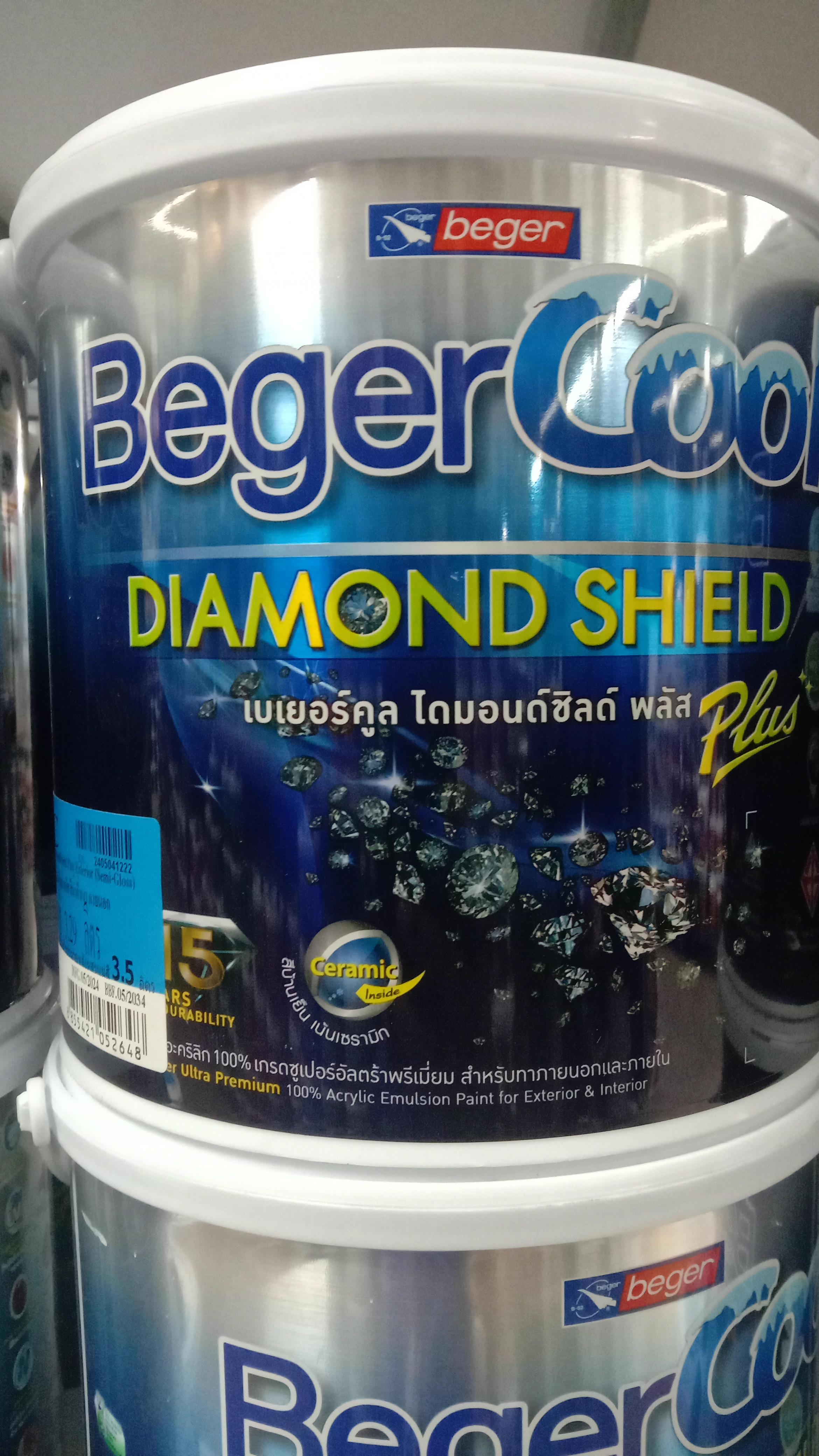 BEGER COOL ไดมอนด์ซิลด์ พลัส กึ่งเงา ภายนอก เบส C (1กล.) - ภาพที่ 3