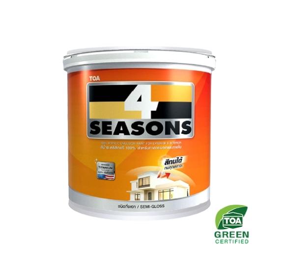 TOA สีน้ำภายนอกกึ่งเงา เบสC 4 SEASONS (2.5กล) - ภาพที่ 3