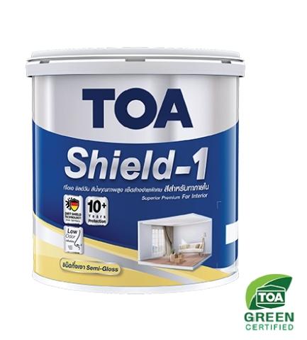 TOA สีน้ำภายใน กึ่งเงา เบสB SHIELD 1 NANO (2.5กล) - ภาพที่ 3