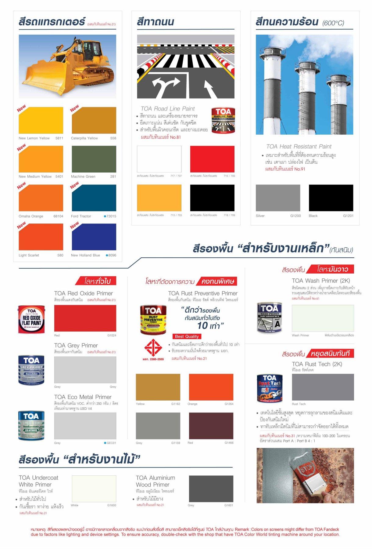 TOA สีน้ำมันเคลือบเงา เบสC GRIPTON (1กล) - ภาพที่ 9