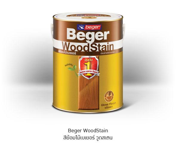BEGER สีย้อมไม้ ชนิดเงา #G-1901(สักทอง) (3.785ลิตร) - ภาพที่ 3