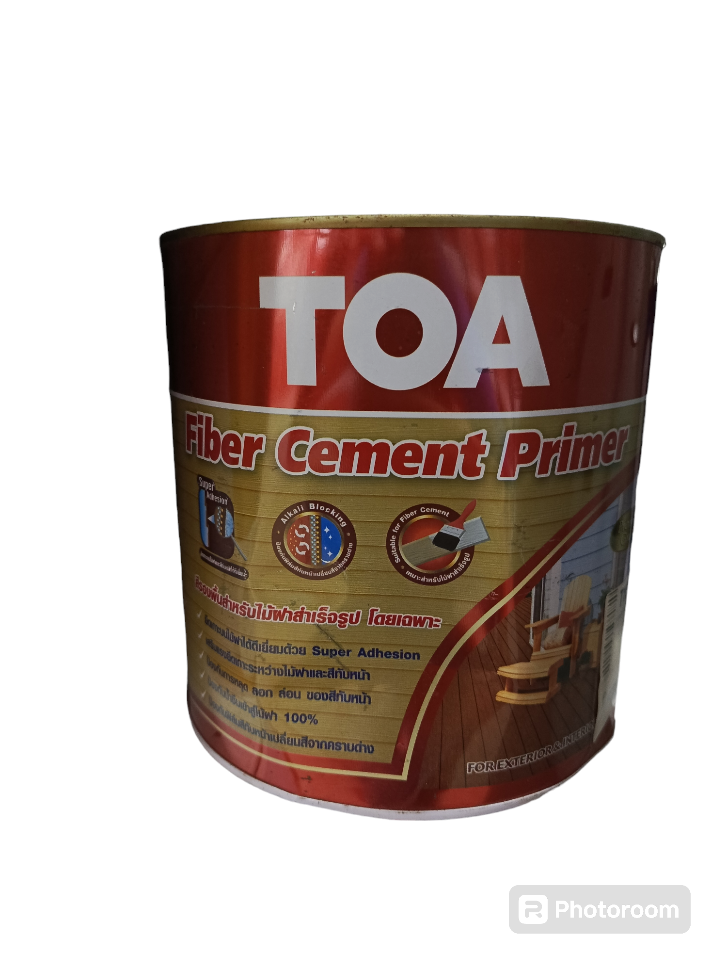 TOA สีรองพื้นไม้ ไฟเบอร์ #T-1000 (1กล) แบรนด์ TOA Paint - ฮาร์ดแวร์ ราคา 560 บาท