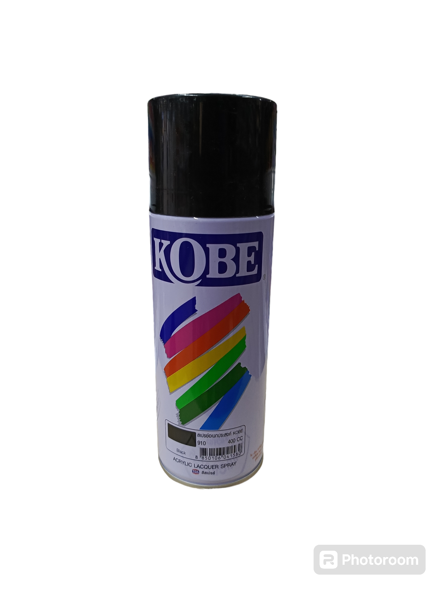 KOBE สีสเปรย์ #910 (ดำเงา) - ภาพที่ 3