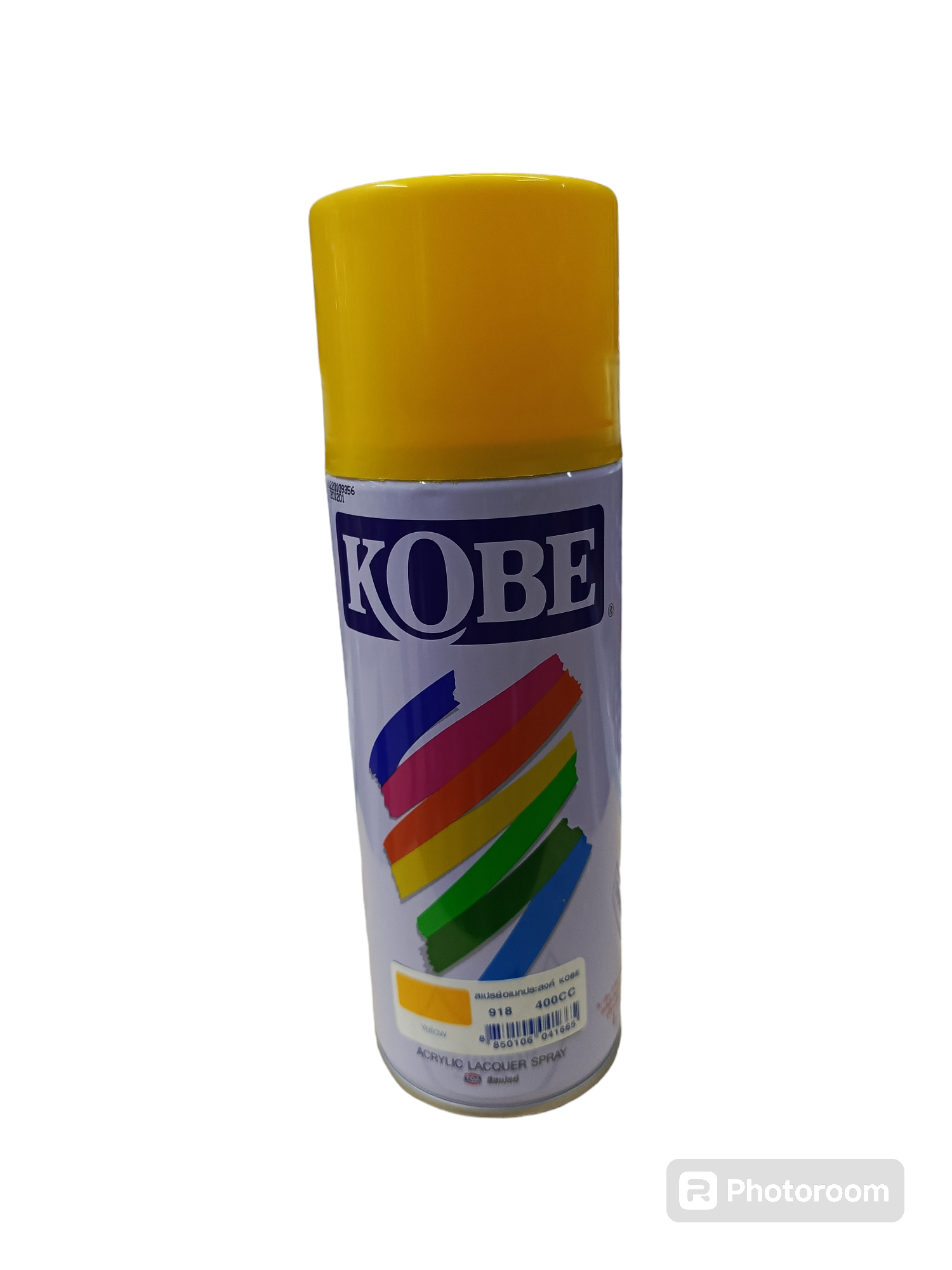 KOBE สีสเปรย์ #918 (เหลือง) - ภาพที่ 3