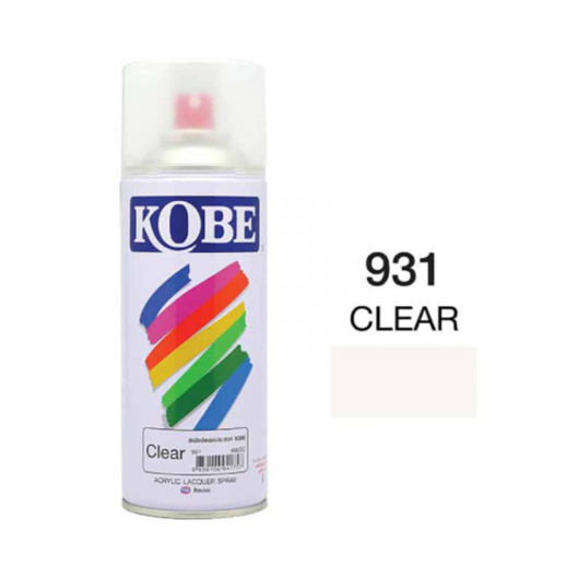 KOBE สีสเปรย์ #931 (เคลียร์) แล็คเกอร์ใส - ภาพที่ 4