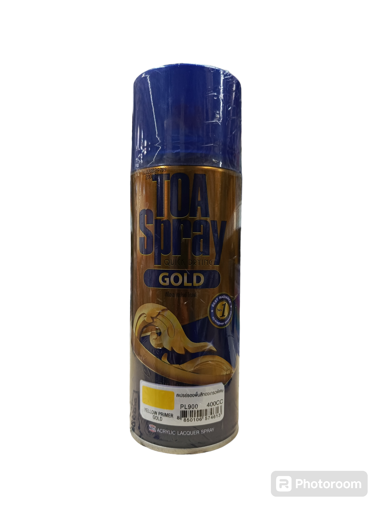 TOA สเปรย์เกรดพิเศษ PL900 สีรองพื้นสีทอง แบรนด์ TOA Paint - ฮาร์ดแวร์ ราคา 80 บาท