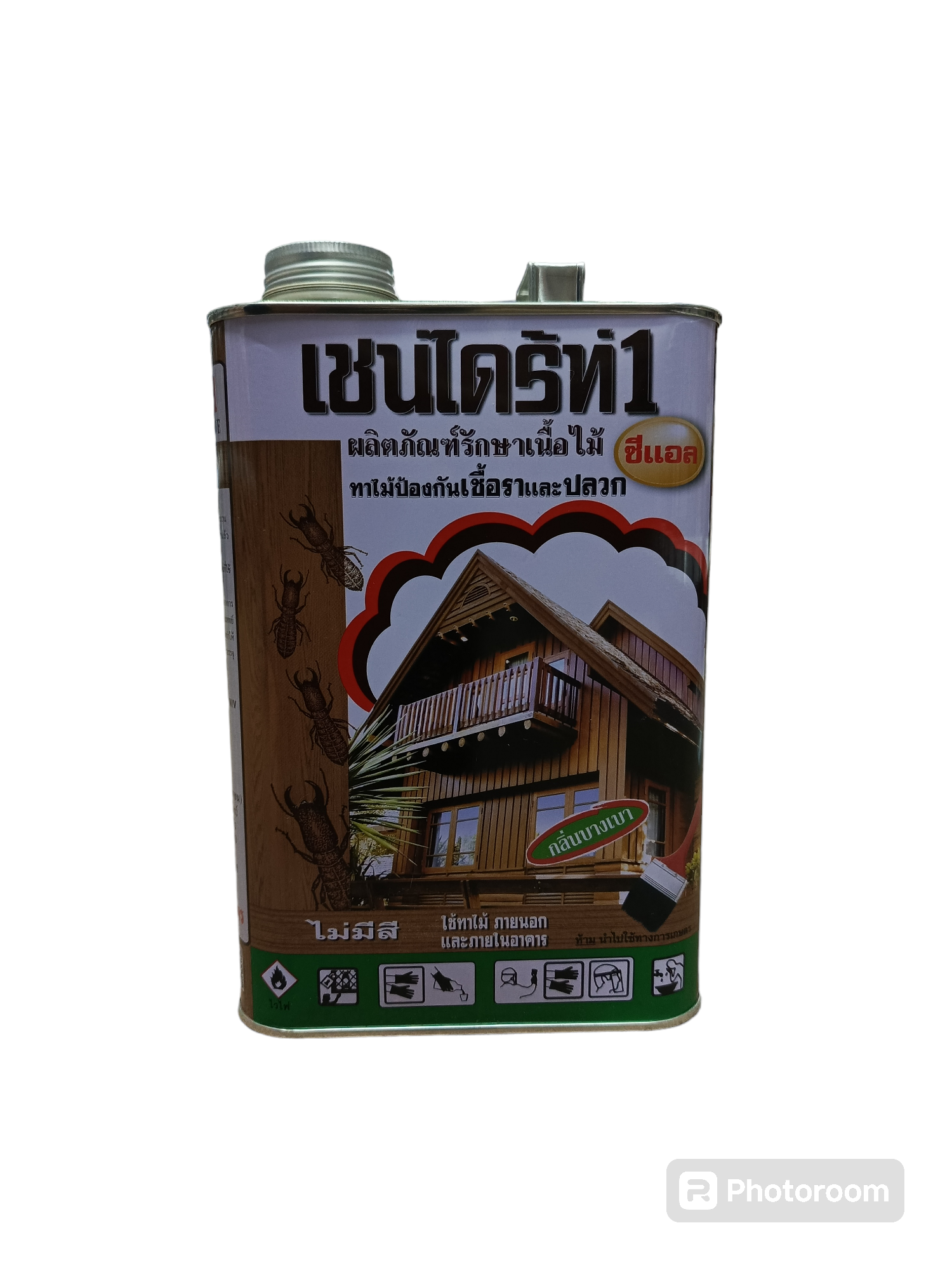 เชนไดรท์ทาไม้กันเชื้อรา (1.8ลิตร) ใส แบรนด์ CHAINDRITE - ฮาร์ดแวร์ ราคา 320 บาท