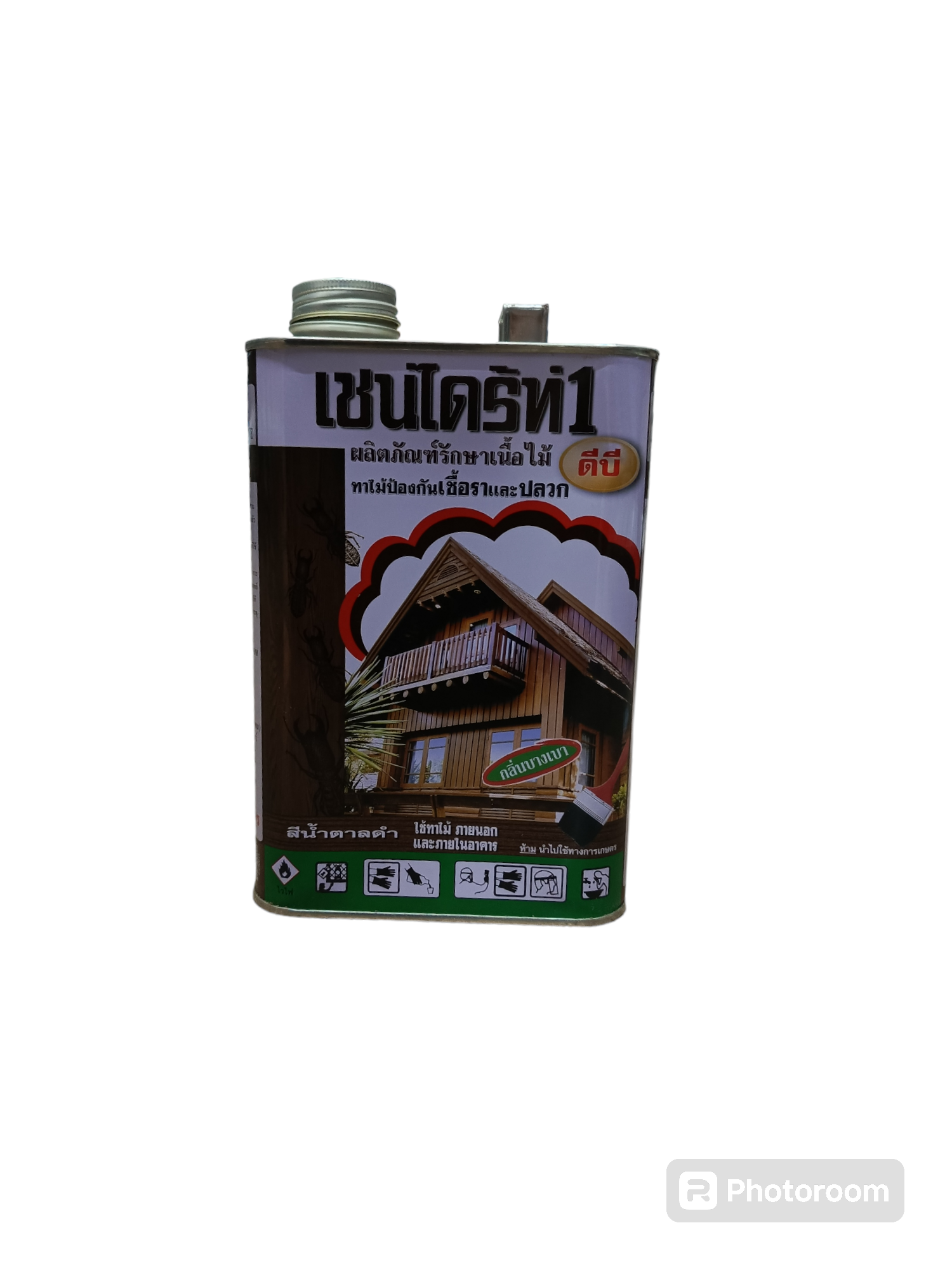 เชนไดรท์ทาไม้กันเชื้อรา DB ( 1.8ลิตร) น้ำตาล-ดำ แบรนด์ CHAINDRITE - ฮาร์ดแวร์ ราคา 320 บาท