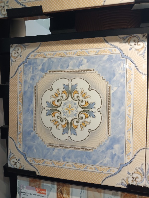 DYNASTY กระเบื้อง 40*40 นิวหวานหวานฟ้า FLOOR TILE (1กล่อง=6แผ่น) - ภาพที่ 4