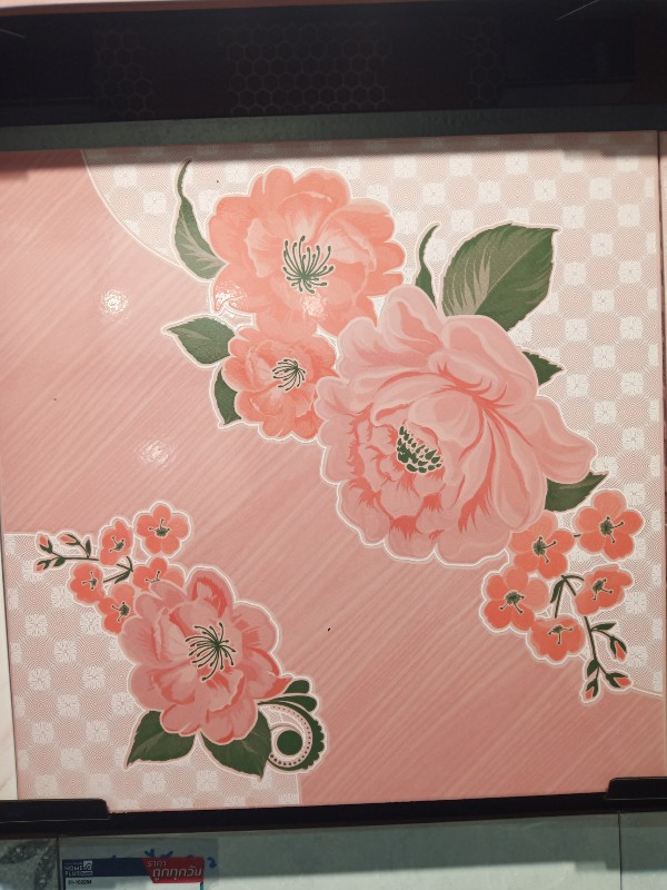 JAGUAR กระเบื้อง 40*40 เทพธิดาชมพู FLOOR TILE (1กล่อง=6แผ่น) - ภาพที่ 4