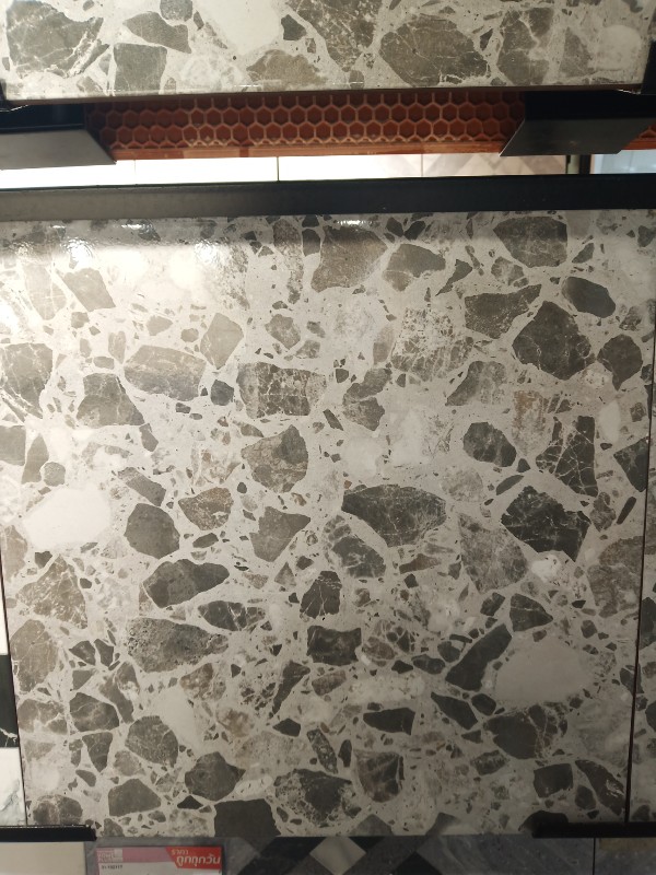 SOSUCO กระเบื้อง 40*40 พลอยประดับ-เทาเข้ม SA-N (C) Glossy (6ผ/1 ตร.ม/กล่อง) - ภาพที่ 4