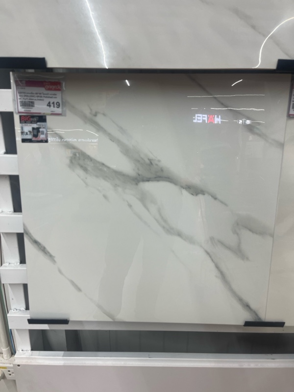 COTTO กระเบื้อง 60*60 โอเมก้า มาเบิล ขาว (POL)(EXC) GP(B) Polished กระจก (4ผ/1.44ตร.ม./กล่อง) - ภาพที่ 4