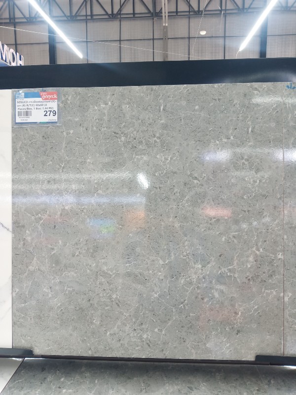 SOSUCO กระเบื้องฟลอเรนซ่า(II)-เทา (R) R/T(C) 60x60 (4 Pieces/Box, 1 Box: 1.44 M2) - ภาพที่ 3