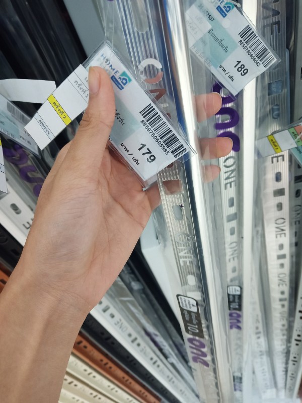 PPS คิ้วอลูมิเนียมโค้งวัน ขนาด 2.00 เมตร CTO-102075 10 มิล สีเงิน - ภาพที่ 2