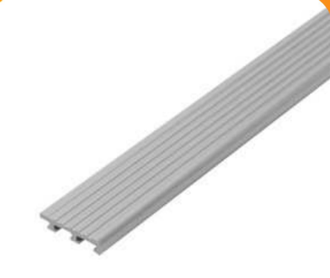 PPS จมูกบันไดกันลื่น SN-501213 1.20ม. เทาอ่อน แบรนด์ พิศพิศาล - ตกแต่ง ราคา 125 บาท