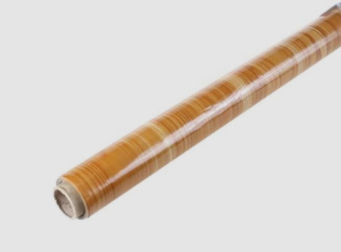 Linoleum เสื่อน้ำมันPVC 1.37x4.5Mx0.3MM ไม้ทีคน้ำตาล AM266-5A
