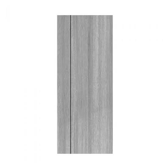 WP ประตู PVC 06PU10-W2 พื้นขาวเรียบเซาะ ไม่เจาะ 70*200