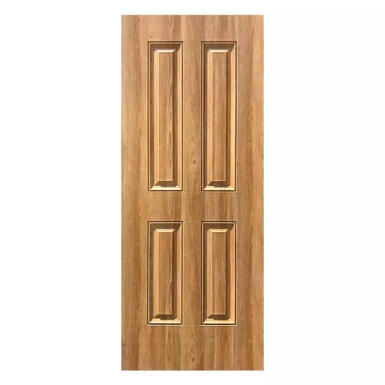 **ECO-DOOR ประตู UPVC 4T 3.5*80*200 สีสัก