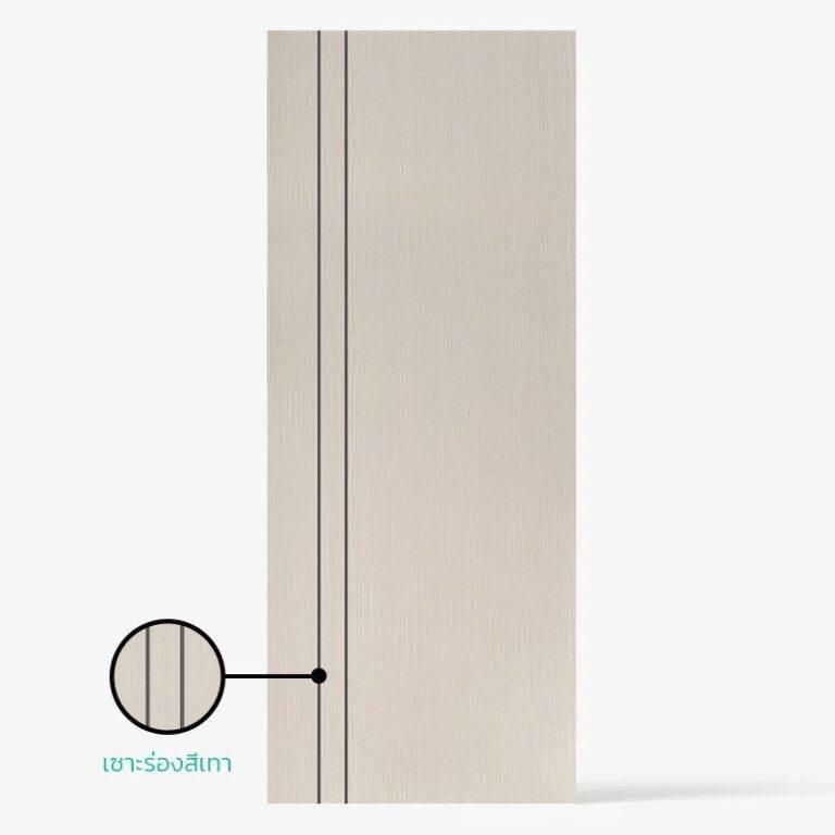 ECO-DOOR ประตูภายใน UPVC Extrusion ปิดผิว PVC FILM PE3 3.5*80*200 แบรนด์ ECO-DOOR - ตกแต่ง ราคา 1,990 บาท