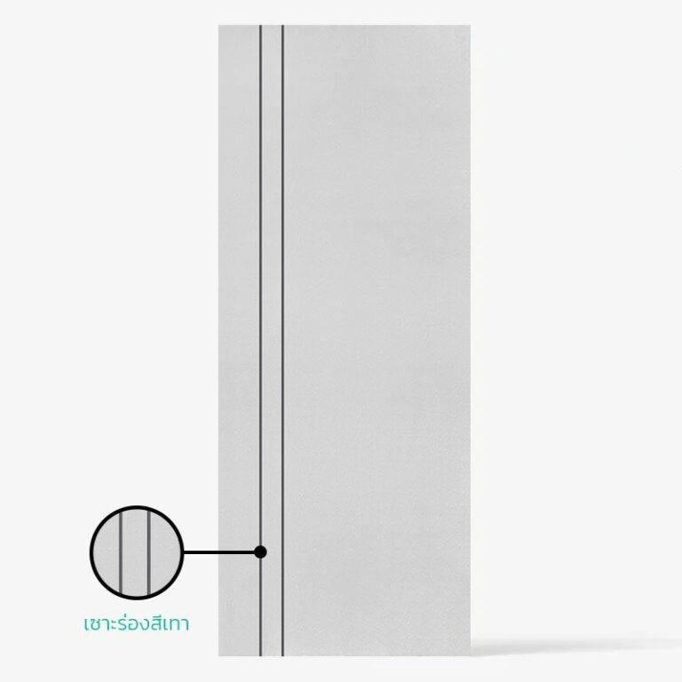 ECO-DOOR ประตูภายใน UPVC Extrusion ปิดผิว PVC FILM PE4 3.5*80*200 แบรนด์ ECO-DOOR - ตกแต่ง ราคา 1,990 บาท