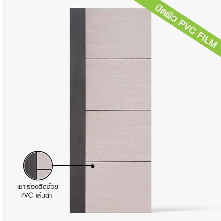 **ECO-DOOR ประตูภายใน HDF ปิดผิว PVC FILM  B54 3.5*80*200 แบรนด์ ECO-DOOR - ตกแต่ง ราคา 2,490 บาท