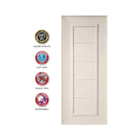 YES MOULDING ประตู รุ่น DC 80X200-18 สีเมเปิ้ล 80*200ซม.