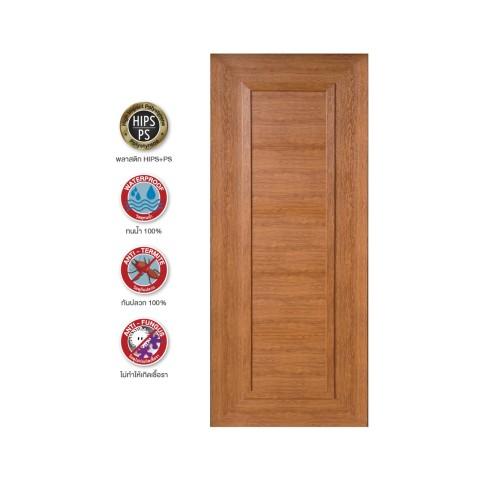 YES MOULDING ประตู รุ่น DC 80X200-20 สีไม้สักทอง 80*200ซม.