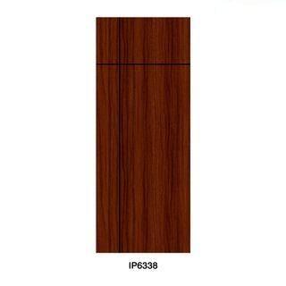LEOWOOD ประตู IDOOR S6 ลาย03 IP6338 35*80*200 MAHOGANY