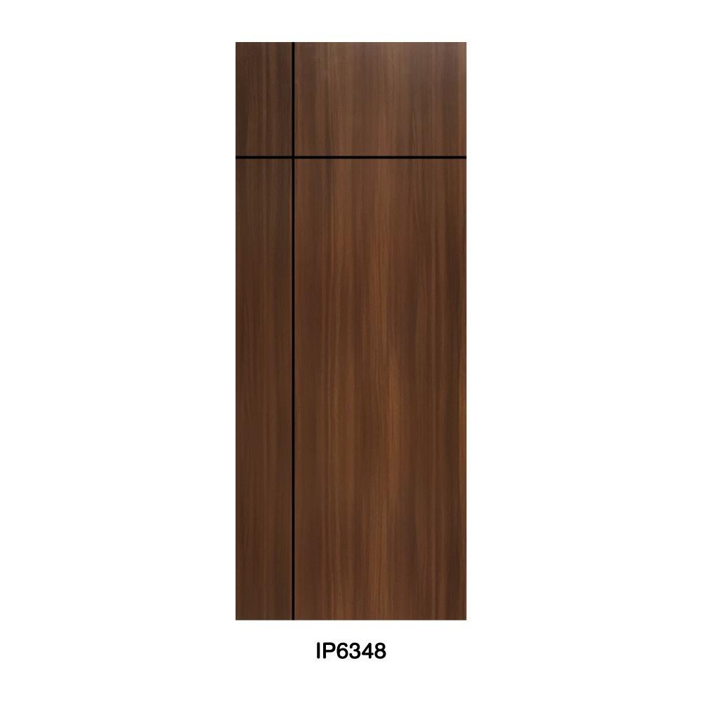 LEOWOOD ประตู IDOOR S6 ลาย03 IP6348 35*80*200 WALNUT