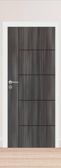LEOWOOD ประตู IDOOR S6 ลาย06 IP6668 35*80*200 Cinereo Oak