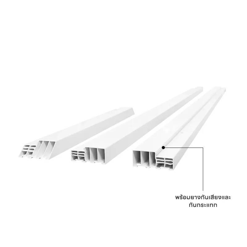 ECO-DOOR วงกบประตู UPVC UR-100 90*200 ขาว แบรนด์ ECO-DOOR - ตกแต่ง ราคา 990 บาท