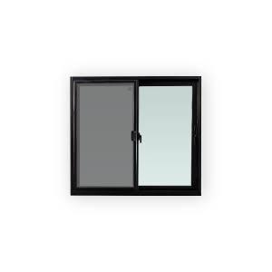 WINDOW ASIA หน้าต่างบานเลื่อน SS(FA) ECO มีมุ้ง 100*100 ดำ