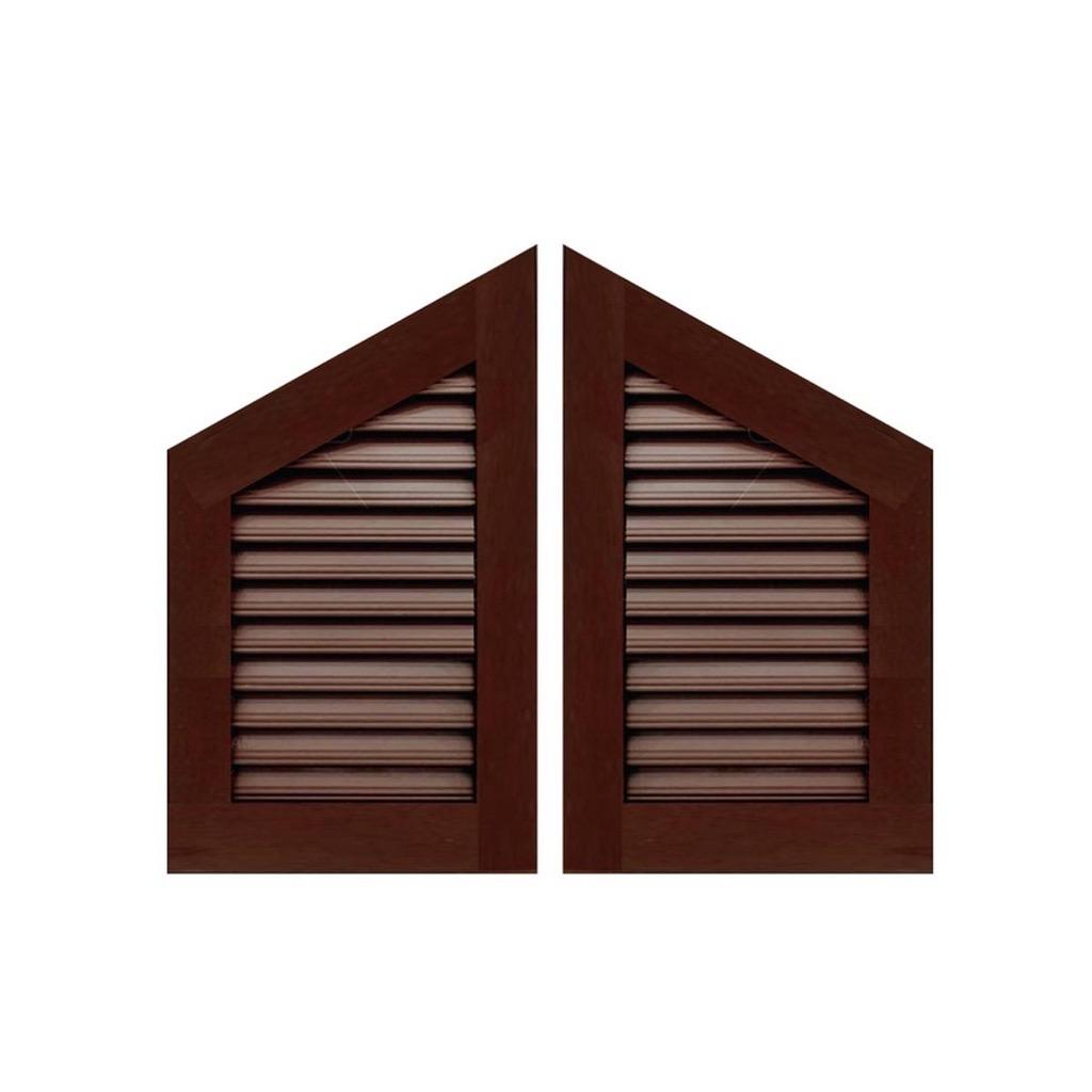 WT จั่วช่องลมมีมุ้ง 40*60ซม. โอ๊ค แบรนด์ WT Polytech - ตกแต่ง ราคา 1,590 บาท