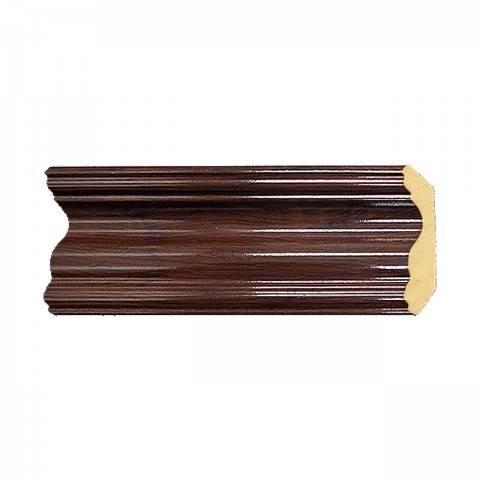 YES MOULDING ไม้บัวบน BB004-W01 2.6*3ม. ไม้สักเงา (24/กล่อง) แบรนด์ Yes Moulding - ตกแต่ง ราคา 188 บาท