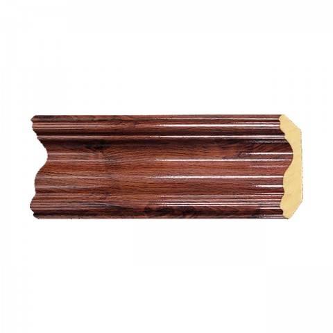 YES MOULDING ไม้บัวบน BB004-W02 2.6*3ม. ไม้มะค่าเงา (24/กล่อง) แบรนด์ Yes Moulding - ตกแต่ง ราคา 188 บาท