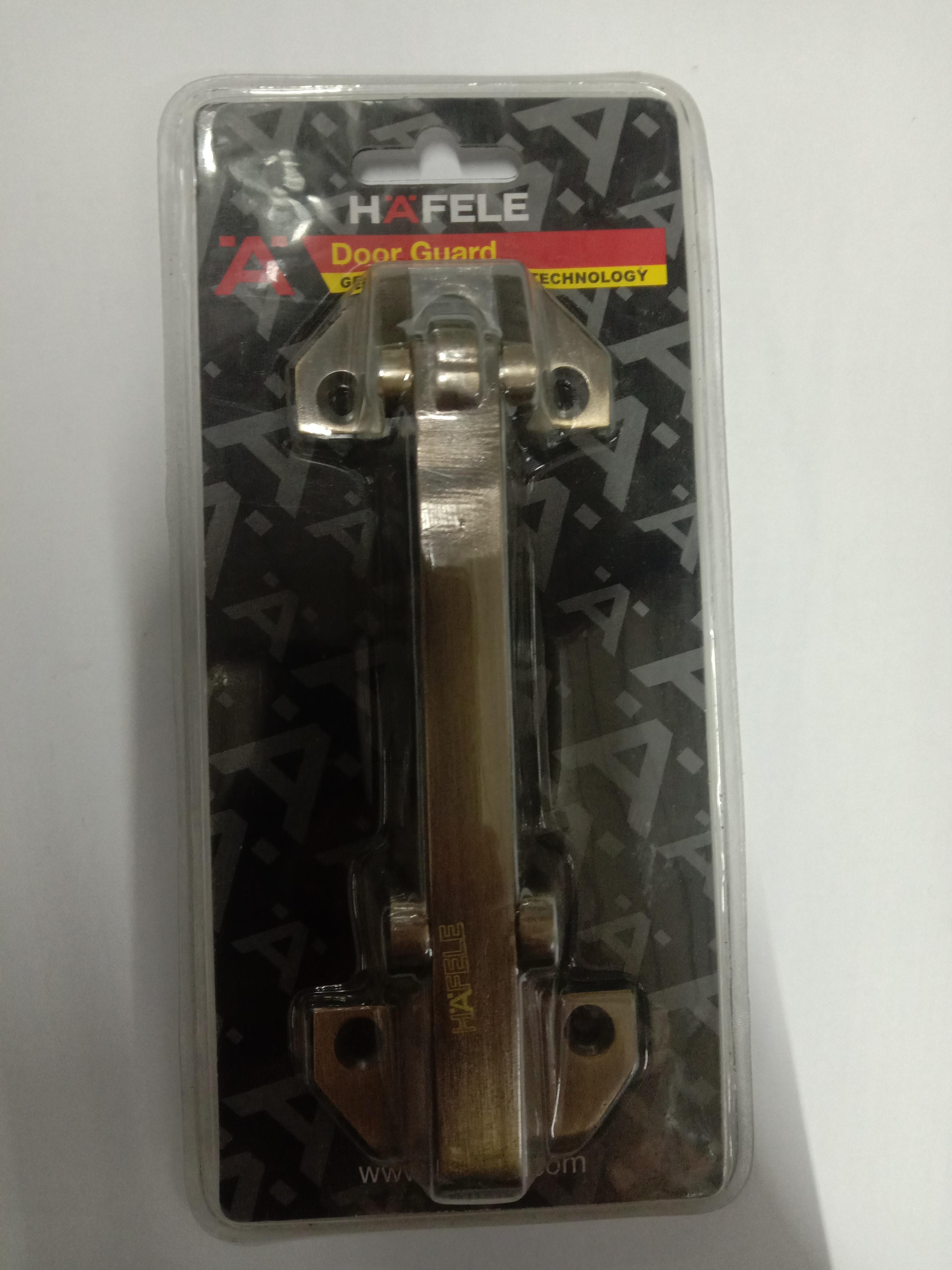 **HAFELE กลอนรูด DOOR GUARD ZINC ANTIQUE BRASS