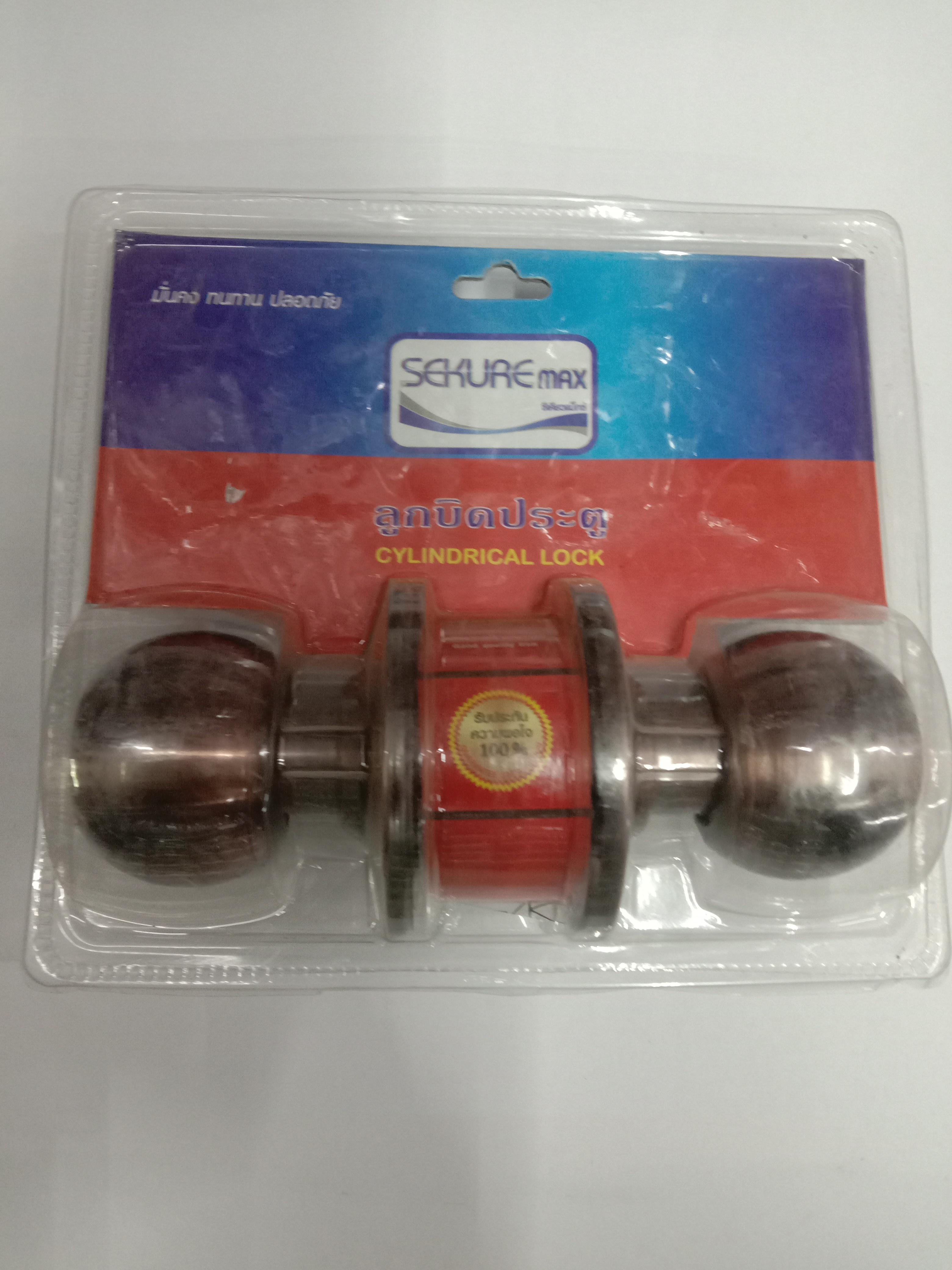 SEKURE ลูกบิดทองแดง กลม 587 รมดำ แบรนด์ SEKURE - ตกแต่ง ราคา 199 บาท