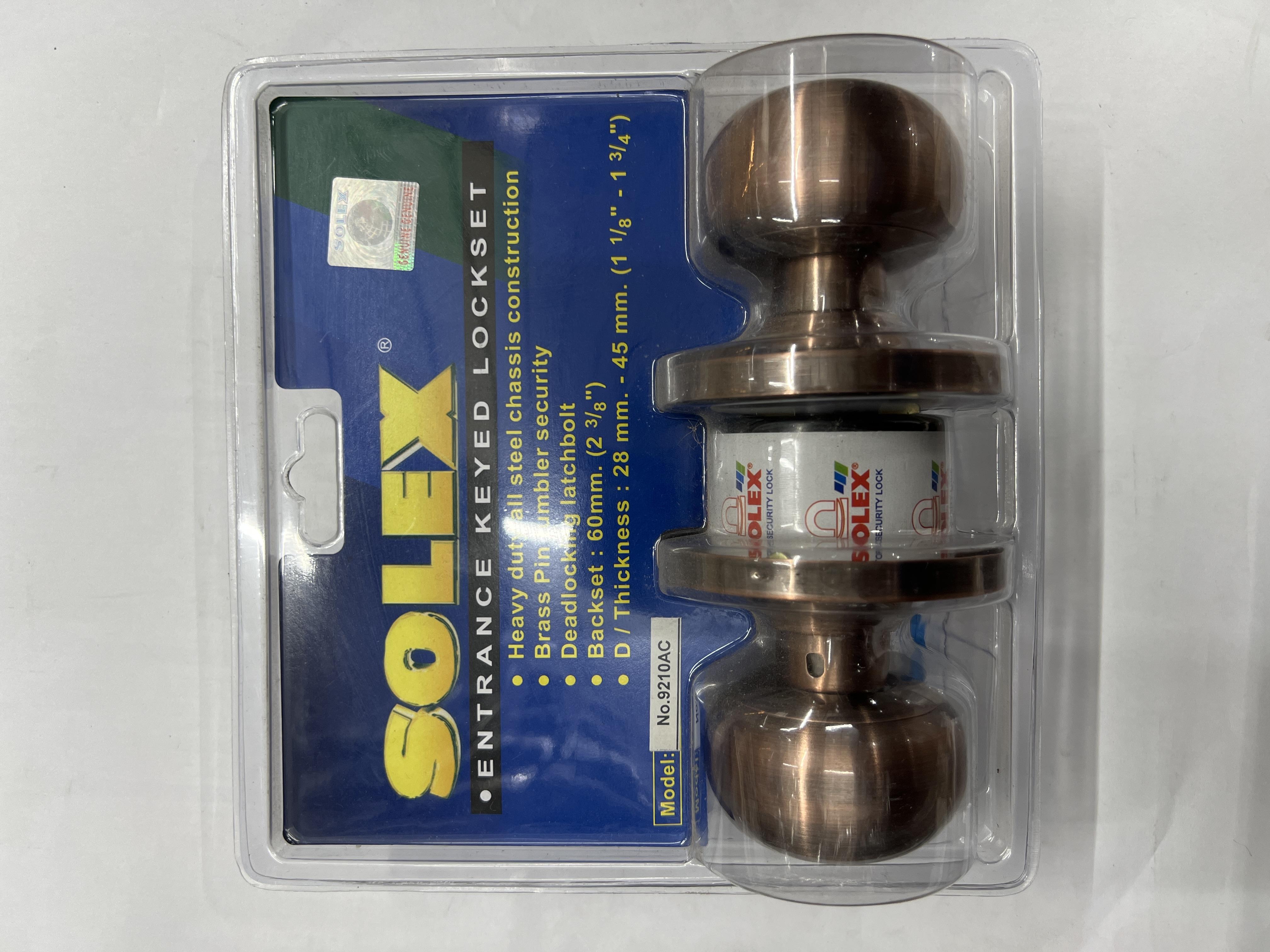 SOLEX ลูกบิด (แผง) 9210 AC แบรนด์ SOLEX - ตกแต่ง ราคา 490 บาท