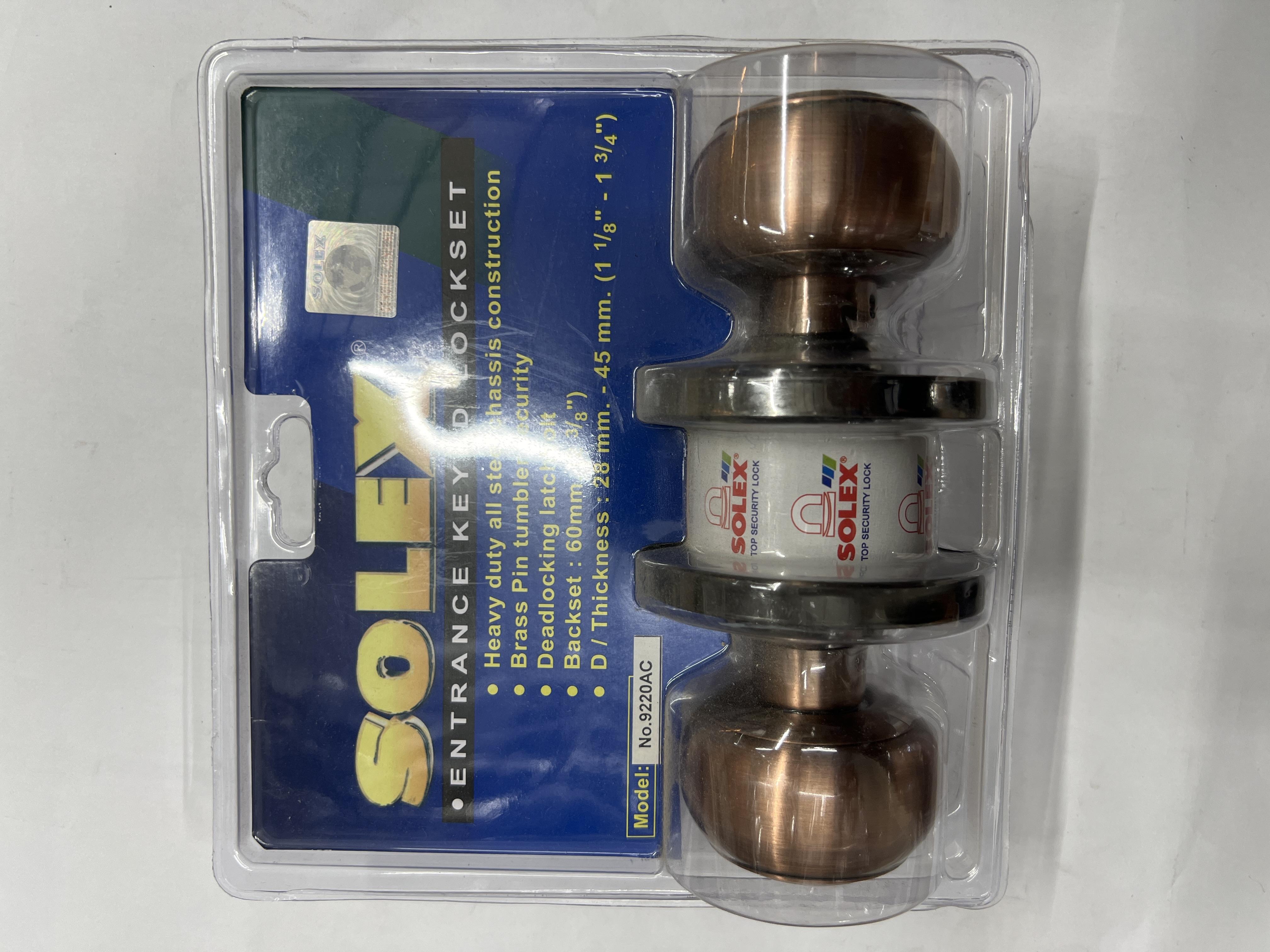 SOLEX ลูกบิด (แผง) 9220 AC แบรนด์ SOLEX - ตกแต่ง ราคา 515 บาท