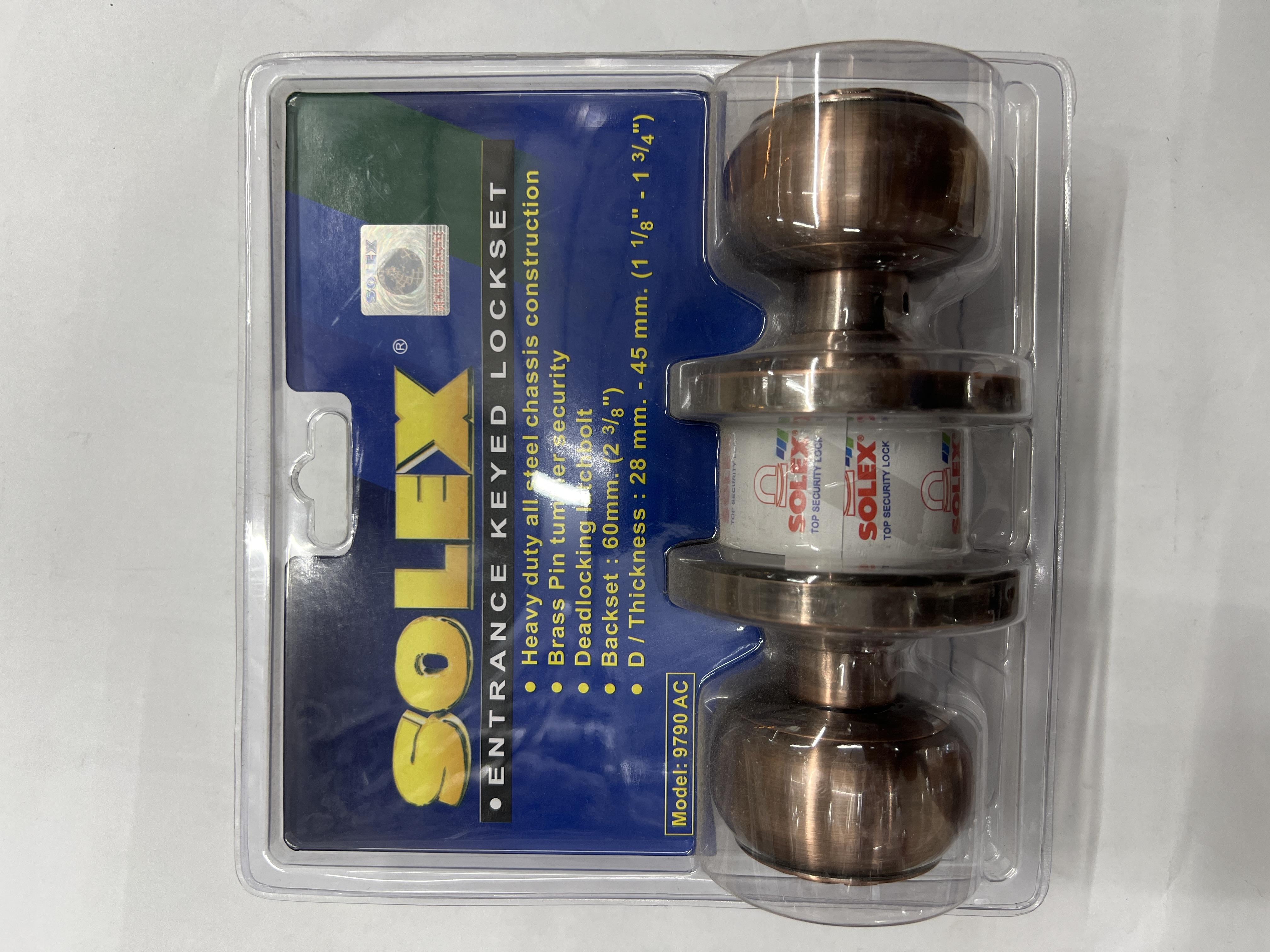 SOLEX ลูกบิด (แผง) 9790 AC แบรนด์ SOLEX - ตกแต่ง ราคา 515 บาท