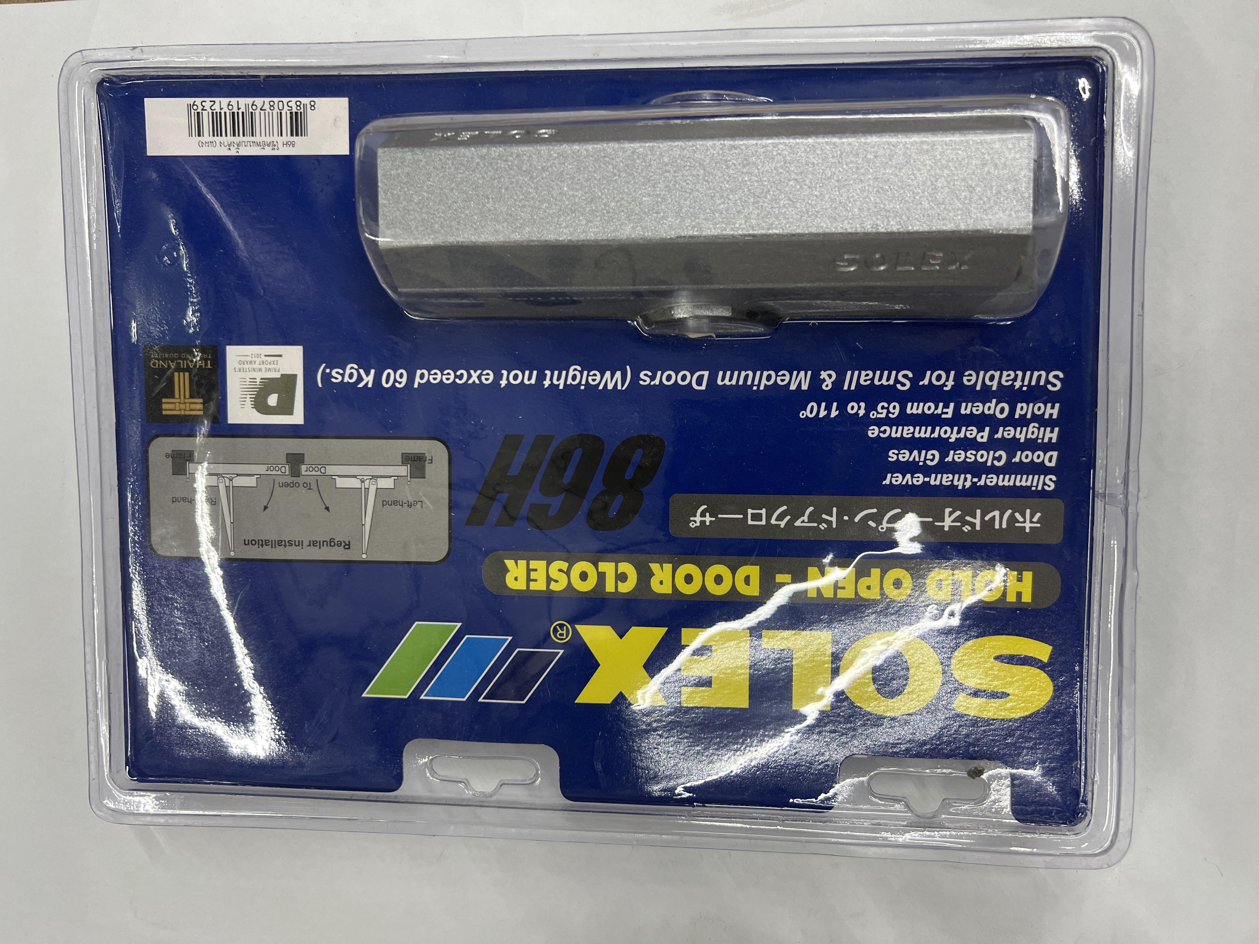 SOLEX โซ๊คอัพประตู 86H ขนาด 60กก. แบบตั้งค้าง สีเงิน แบรนด์ SOLEX - ตกแต่ง ราคา 750 บาท