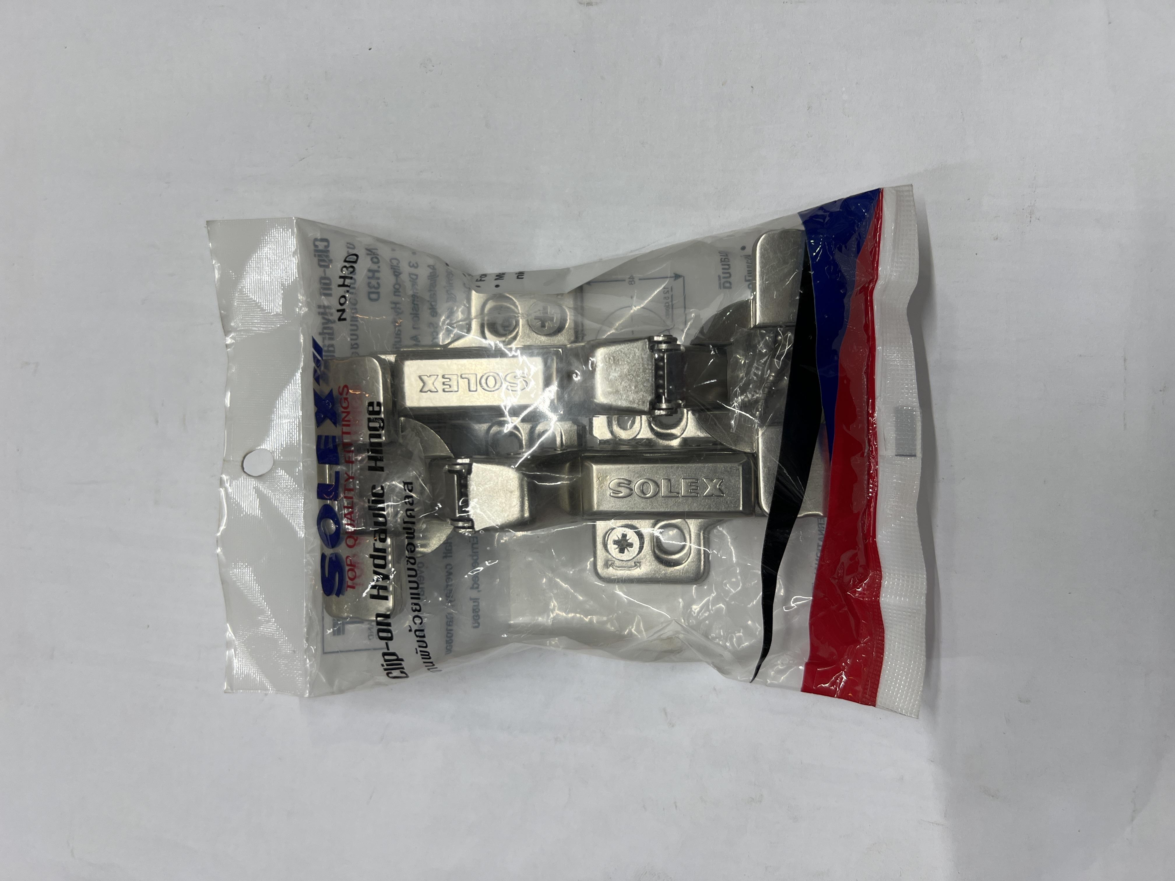 SOLEX บานพับ Soft close H3D ในขอบ (คู่) แบรนด์ SOLEX - ตกแต่ง ราคา 100 บาท