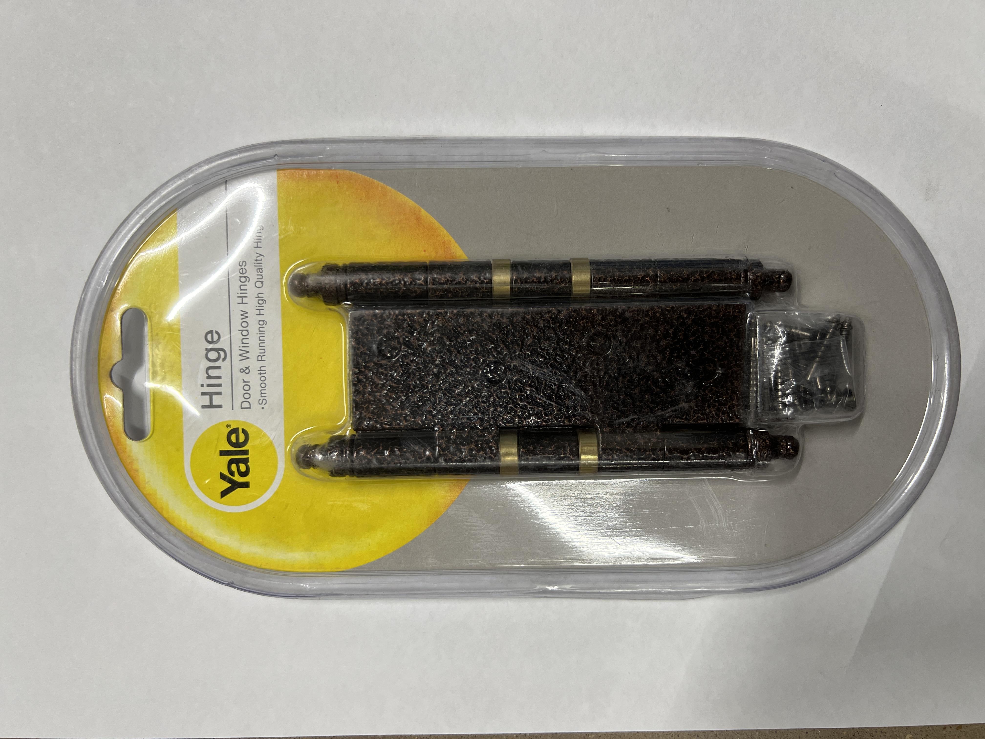 YALE บานพับประตู แกนเล็ก 2แหวน หัวจุก AE243C 4*3*2.0มม. แบรนด์ YALE - ตกแต่ง ราคา 90 บาท