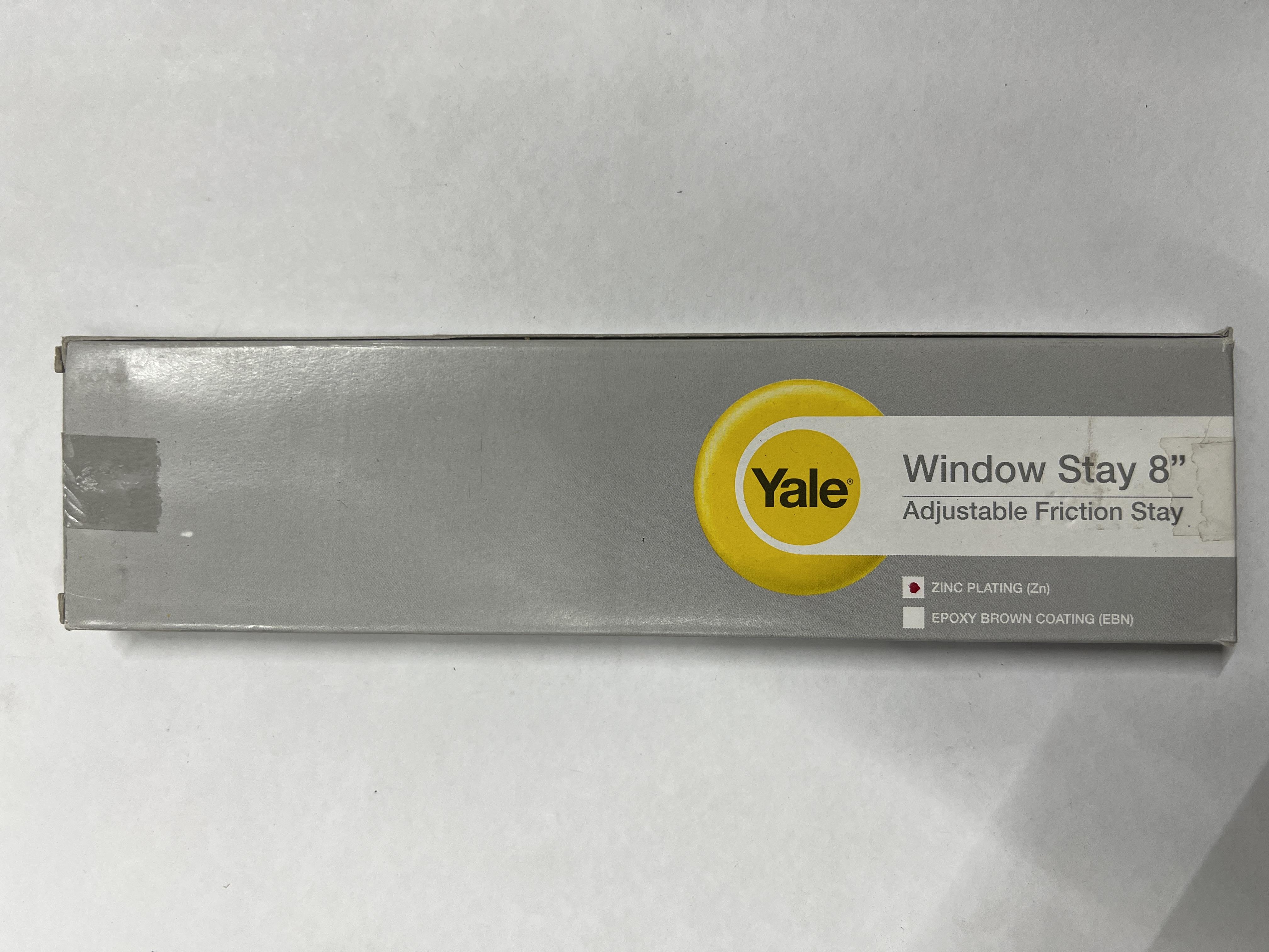 YALE บานพับหน้าต่างเหล็ก ชุบซิ้งค์  8นิ้ว แบรนด์ YALE - ตกแต่ง ราคา 85 บาท