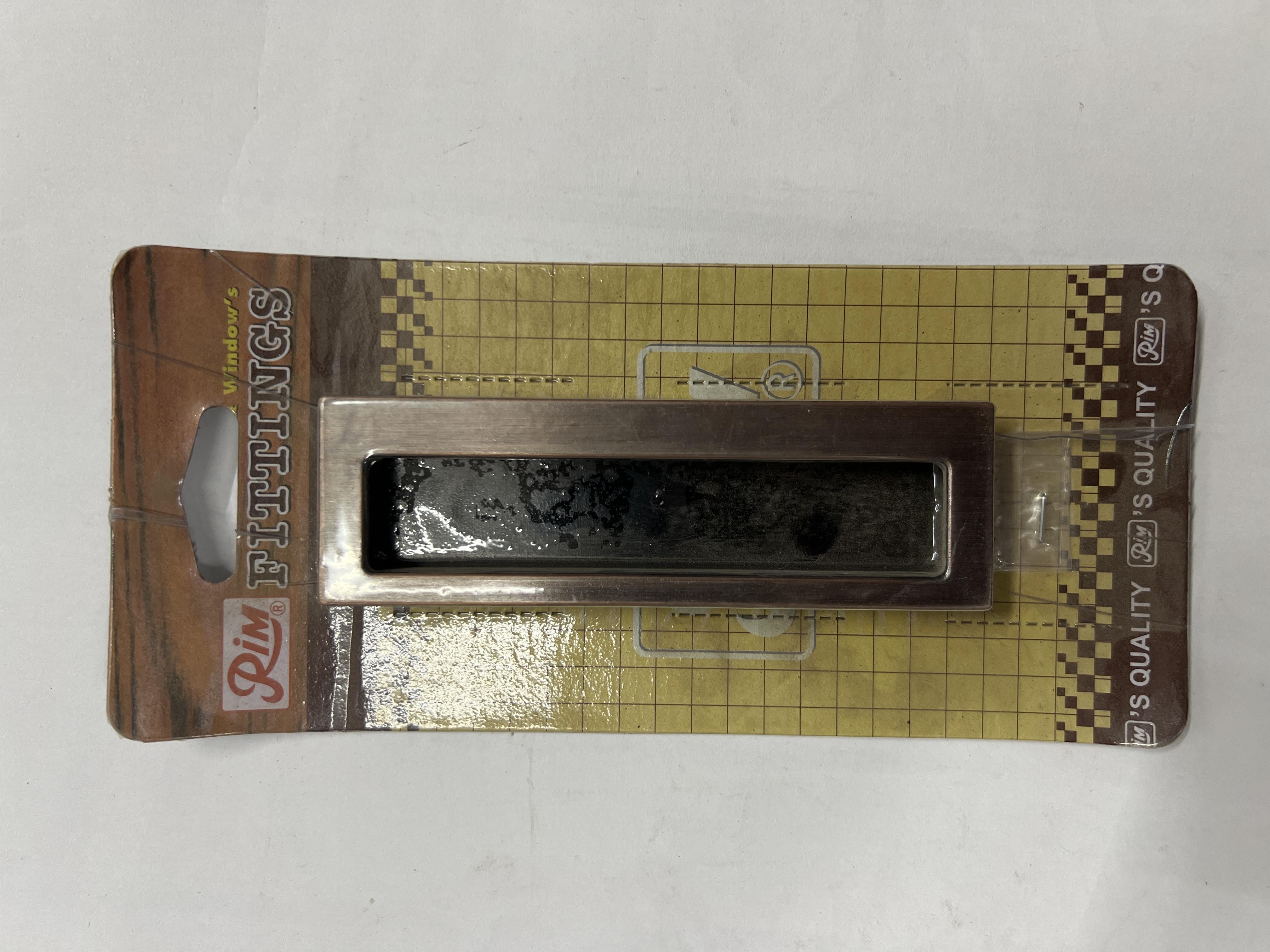 RIM มือจับฝัง 2060AC รมดำทองแดง 120มม. แบรนด์ RIM - ตกแต่ง ราคา 70 บาท