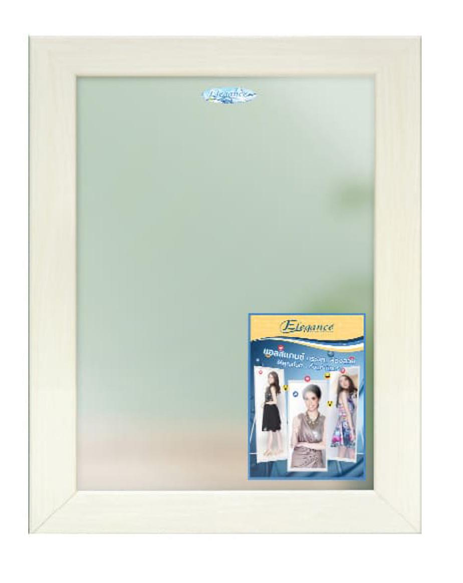 Elegance กระจกโมเดิร์น 35*50cm. EG7578 ลายวู้ดเบส แบรนด์ ELEGANCE - ตกแต่ง ราคา 209 บาท