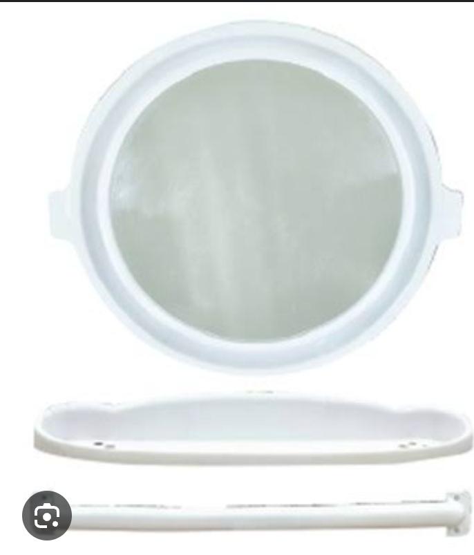 **VEGARR กระจกชุด 3ชิ้น รุ่นหนาพิเศษ ทรงกลม VG333O-P แบรนด์ VEGARR - ตกแต่ง ราคา 299 บาท