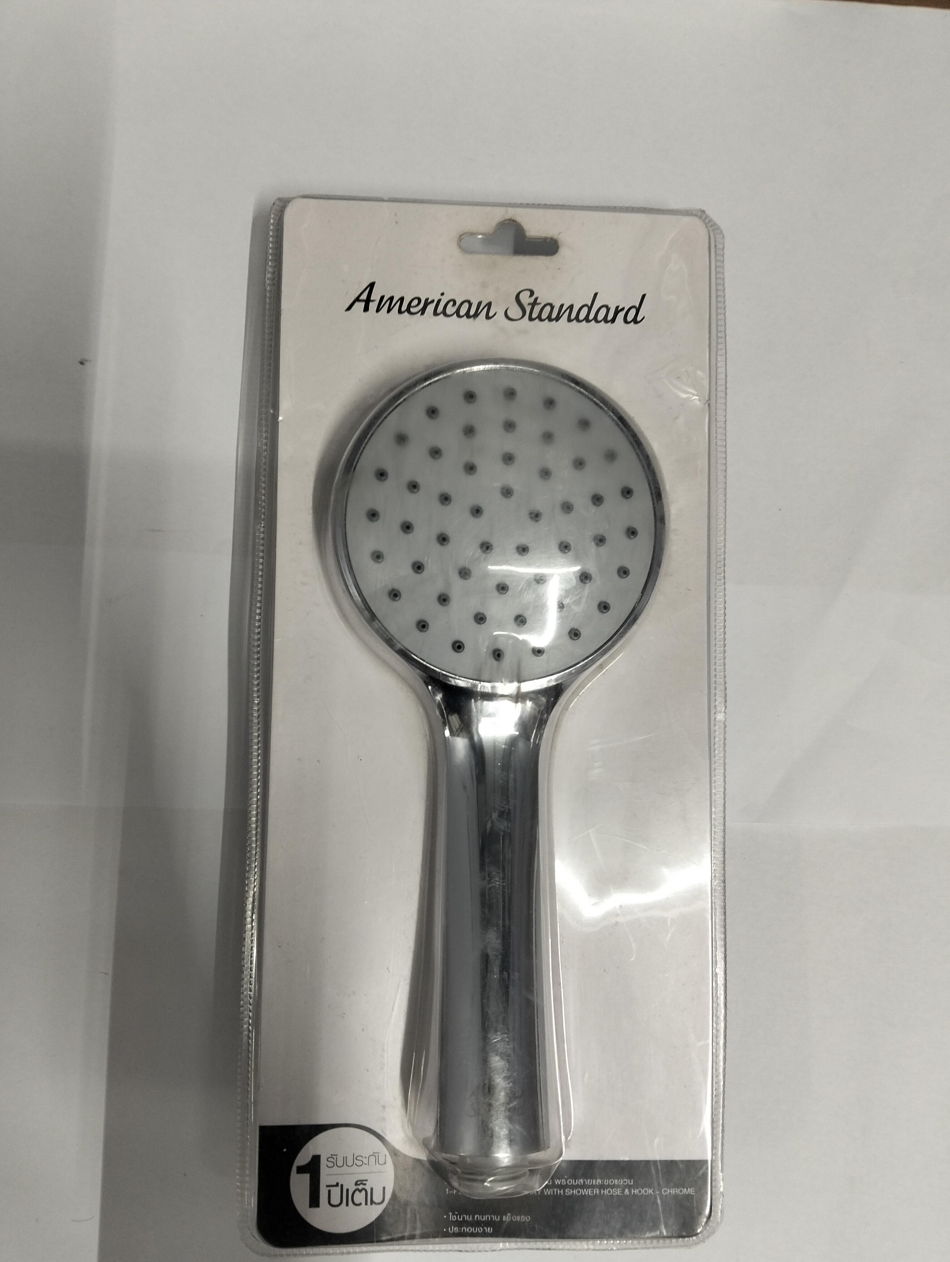 AMERICAN STANDARD ชุดฝักบัวสายอ่อน 1 ฟังก์ชั่น พร้อมสาย+ขอแขวน F46103-CHADYHS แบรนด์ AMERICAN STANDARD - ตกแต่ง ราคา 380 บาท